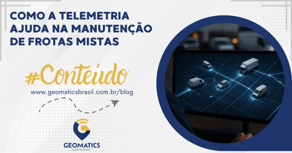 Como a telemetria ajuda na manutenção de frotas mistas